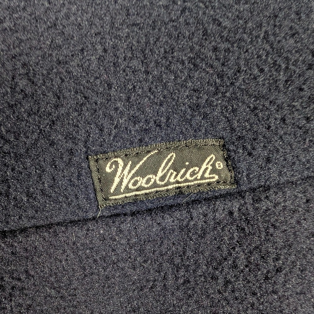 Vintage Woolrich Polartec Pullover Mens XLT Blue Fleece Snap Collar Big Tall USA - Picture 4 of 12
